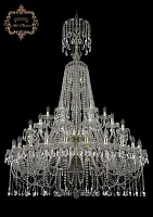 Люстра подвесная хрустальная 11.12.24+12+6.460.2d.XL-180.Gd.Sp Bohemia Art Classic прозрачная на 42 лампы, основание золотое в стиле классический Люстра подвесная хрустальная 11.12.24+12+6.460.2d.XL-180.Gd.Sp Bohemia Art Classic прозрачная на 42 лампы, основание золотое в стиле классический